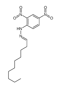 癸醛-二硝基苯腙 结构式