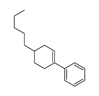 Benzene, (4-pentyl-1-cyclohexen-1-yl)- 结构式
