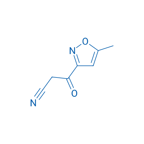 3-(5-甲基异恶唑-3-基)-3-氧代丙腈 结构式