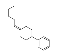 Benzene, (4-pentylidenecyclohexyl)- 结构式