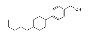 4-(反-4-戊基环己基)苯甲醇 结构式