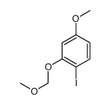 1-碘-4-甲氧基-2-(甲氧基甲氧基)苯 结构式