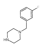 1-(3-氟苄基)哌嗪 结构式
