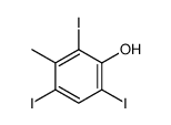 2,4,6-三碘间甲酚 结构式