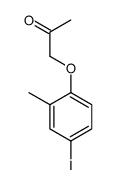 2-Propanone, 1-(4-iodo-2-methylphenoxy)- 结构式