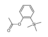 2-(三甲基硅基)苯酚乙酸酯 结构式