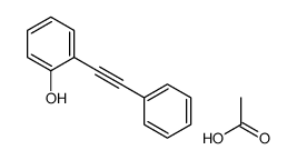 2-(2-苯乙炔基)苯酚乙酸酯 结构式