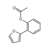 2-(2-呋喃基)苯酚乙酸酯 结构式