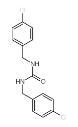 1,3-双(4-氯苄基)脲 结构式