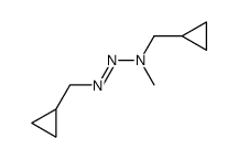 1,3-双(环丙基甲基)-3-甲基-1-三氮烯 结构式