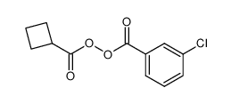 3-氯苯甲酰环丁基羰基过氧化物 结构式