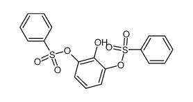 1,2,3-苯三酚-1,3-二苯磺酸酯 结构式