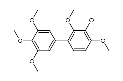 2,3,3',4,4',5'-六甲氧基-1,1'-联苯 结构式