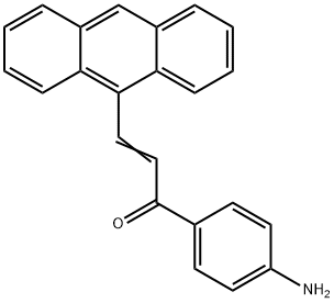 1-(4-氨基苯基)-3-(9-蒽基)-2-丙烯-1-酮 结构式