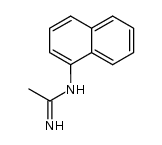 Ethanimidamide, N-1-naphthalenyl- 结构式