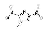 1-甲基-4-硝基咪唑-2-甲酰氯 结构式