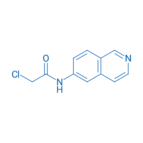 2-Chloro-N-(isoquinolin-6-yl)acetamide 结构式