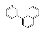 Pyridine, 3-(1-naphthalenyl)- 结构式