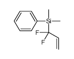 Benzene, [(1,1-difluoro-2-propen-1-yl)dimethylsilyl]- 结构式