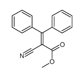 2-氰基-3,3-二苯基丙烯酸甲酯 结构式