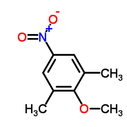 2,6-二甲基-4-硝基苯甲醚 结构式