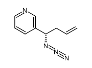 Pyridine, 3-[(1S)-1-azido-3-buten-1-yl]- 结构式