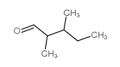 2,3-二甲基戊醛 结构式