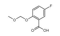 5-氟-2-(甲氧基甲氧基)苯甲酸 结构式