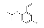 2-乙烯基-4-氟-1-异丙氧基苯 结构式