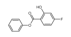 4-氟-2-羟基苯甲酸苯酯 结构式
