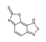 (9CI)-噻唑并[5,4-e]-2,1,3-苯并噻二唑-7(6H)-硫酮 结构式