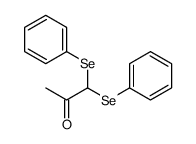 1,1-二(苯基硒基)丙酮 结构式