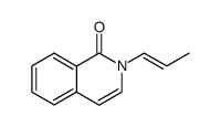 1(2H)-Isoquinolinone, 2-(1E)-1-propen-1-yl- 结构式