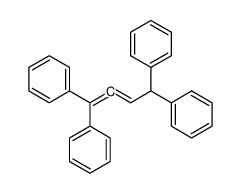 Benzene, 1,1',1'',1'''-(1,2-butadiene-1,4-diylidene)tetrakis- 结构式