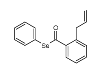 2-(2-丙烯基)苯亚硒代甲酸 Se-苯酯 结构式