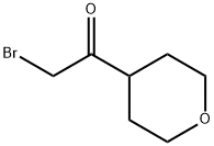 2-溴-1-(四氢-2H-吡喃-4-基)乙酮 结构式