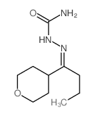 Hydrazinecarboxamide,2-[1-(tetrahydro-2H-pyran-4-yl)butylidene]- 结构式