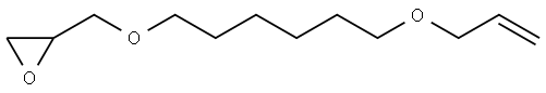 Oxirane, 2-[[[6-(2-propen-1-yloxy)hexyl]oxy]methyl]- 结构式