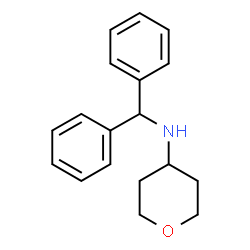 N-BENZHYDRYL-TETRAHYDRO-2H-PYRAN-4-AMINE 结构式