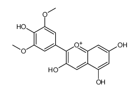 锦葵花素 结构式