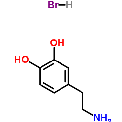 2-(3,4-二羟基苯基)乙胺氢溴酸盐 结构式