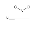 2-(二氯氨基)-2-甲基丙腈 结构式