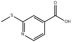 2-(甲硫基)-4-吡啶甲酸 结构式