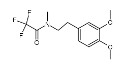 Acetamide, N-[2-(3,4-dimethoxyphenyl)ethyl]-2,2,2-trifluoro-N-methyl- 结构式