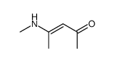 4-(甲氨基)-3-戊烯-2-酮 结构式