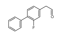 2-氟-[1,1'-联苯]-4-乙醛 结构式