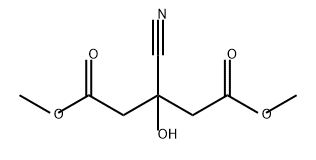 3-氰基-3-羟基戊二酸二甲酯 结构式