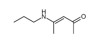 3-Penten-2-one, 4-(propylamino)- 结构式