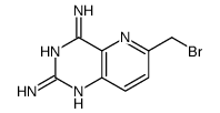 6-(溴甲基)吡啶并[3,2-d]嘧啶-2,4-二胺 结构式