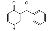 3-苯甲酰基-4(1H)-吡啶酮 结构式